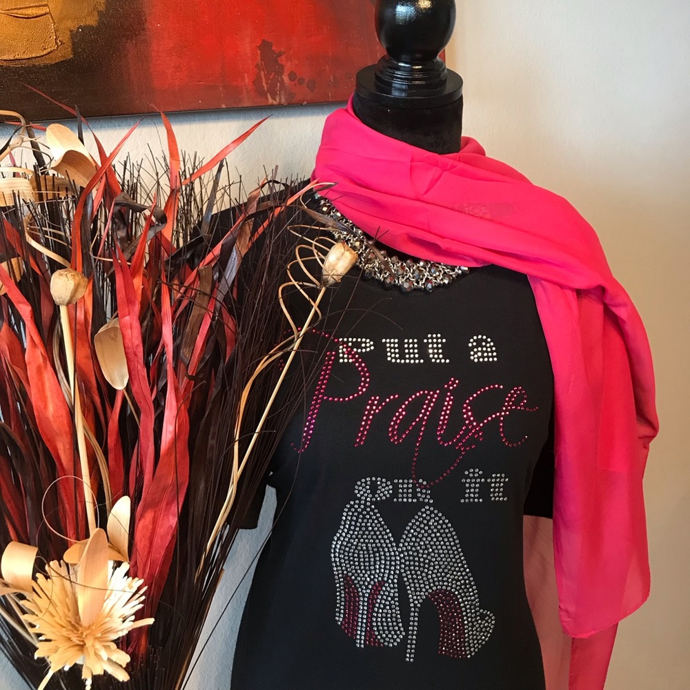 Put a Praise on it Rhinestone T-shirt